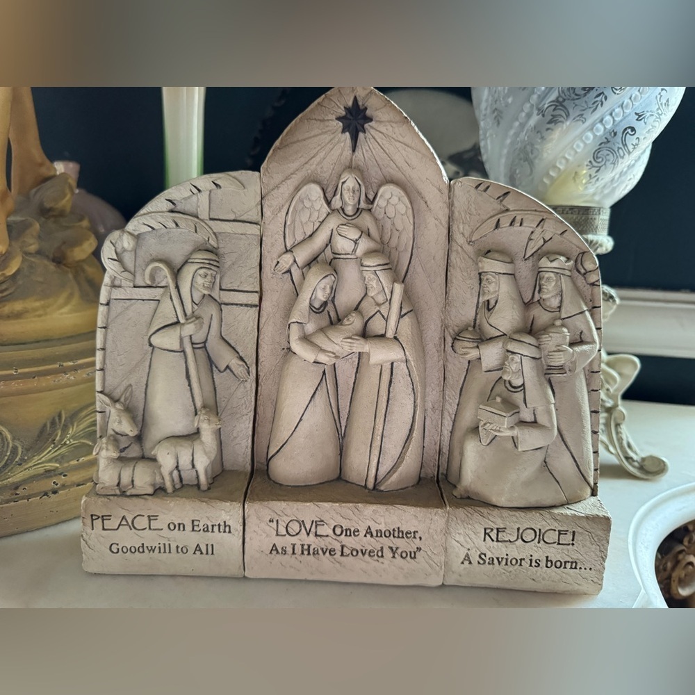 Vintage Giftcraft 3 Piece Nativity Set